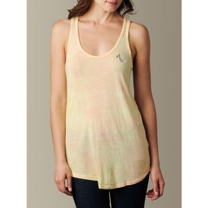 TRUE RELIGION Yellow Tank Top